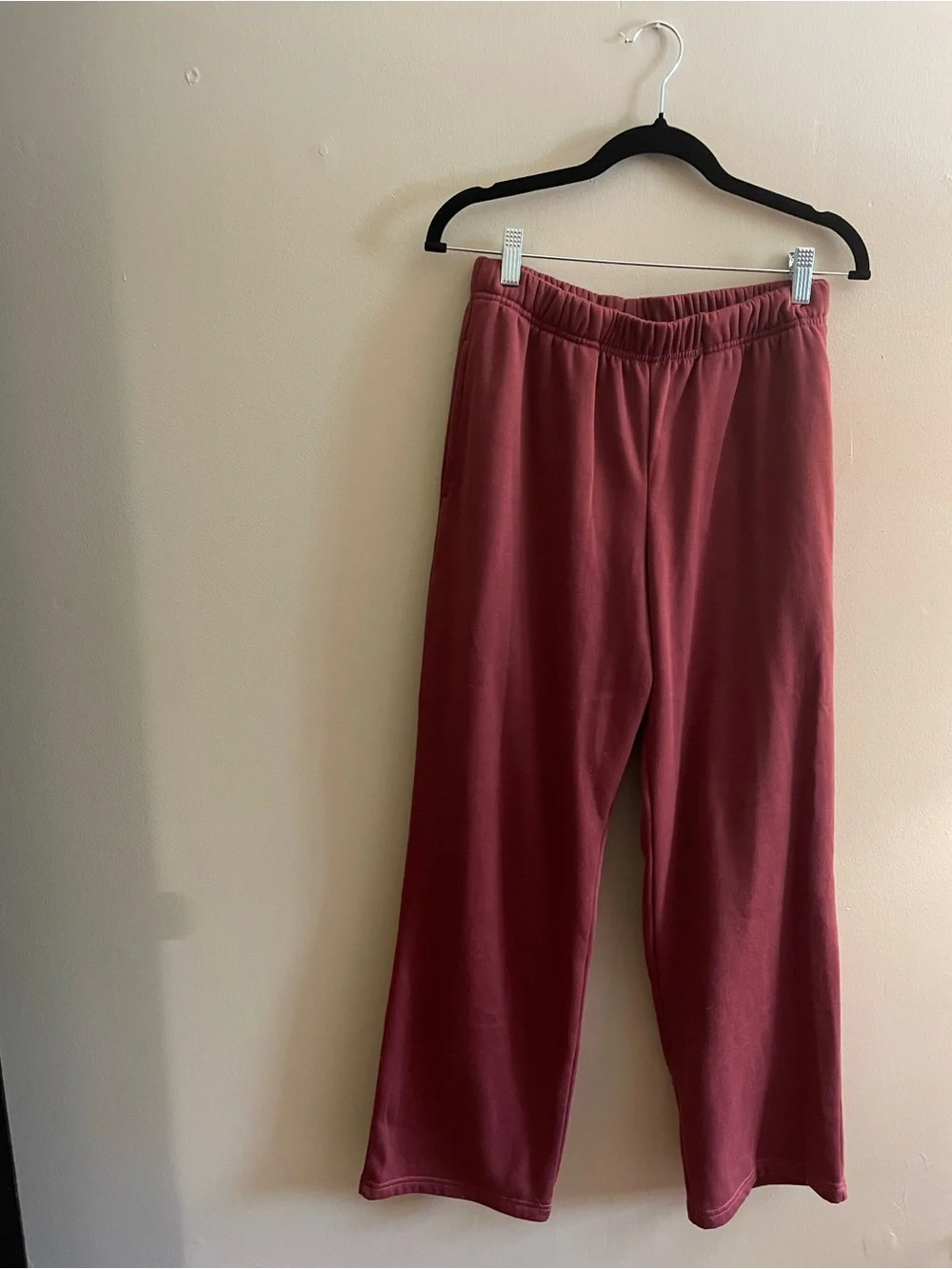 BlakShire Homewear Burgundy Oversized Lounge Set XS Two Piece Sweatsuit
